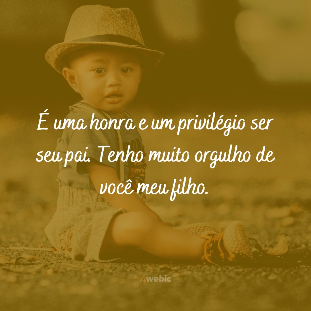 mensagem de apoio para filho