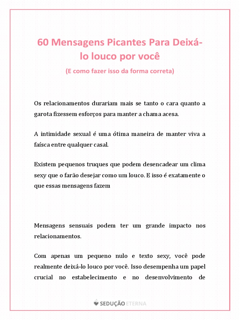 mensagens provocantes para ele