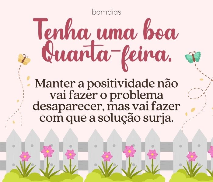 frases para quarta feira