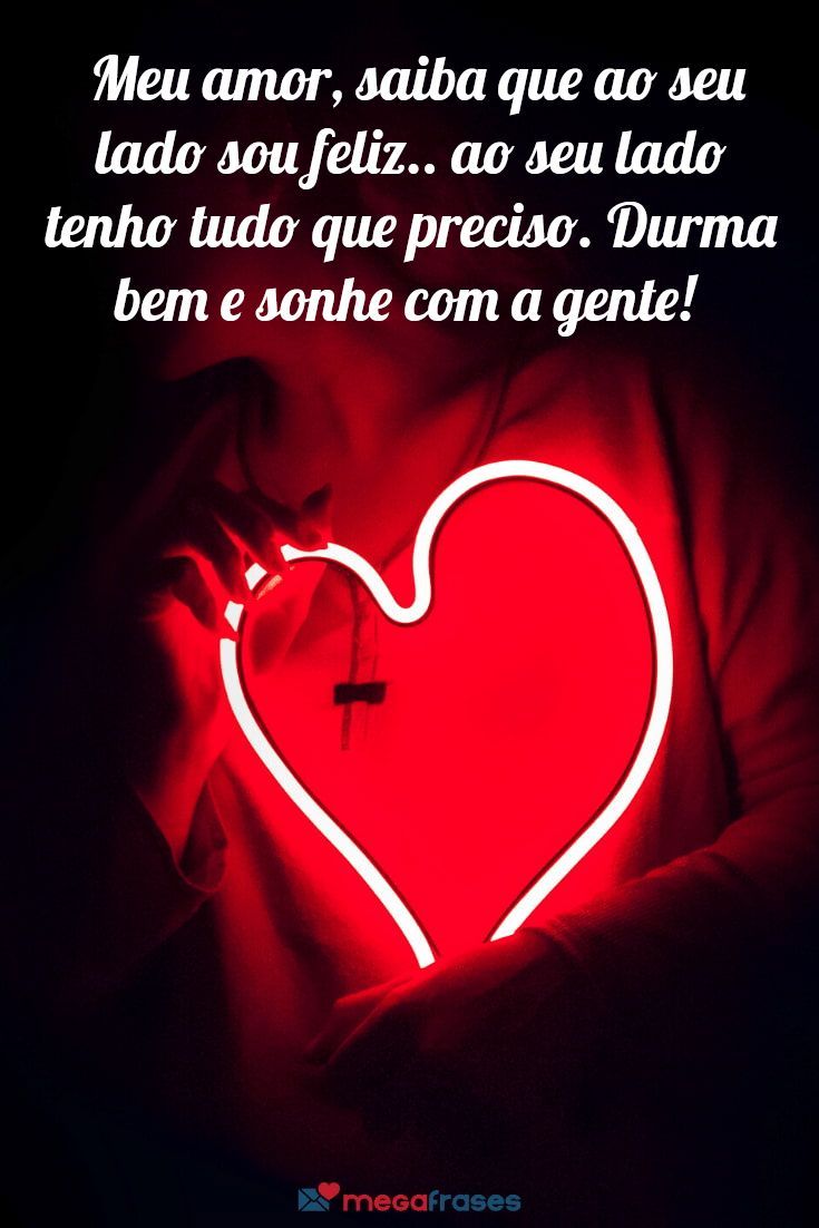 mensagem de boa noite para namorada