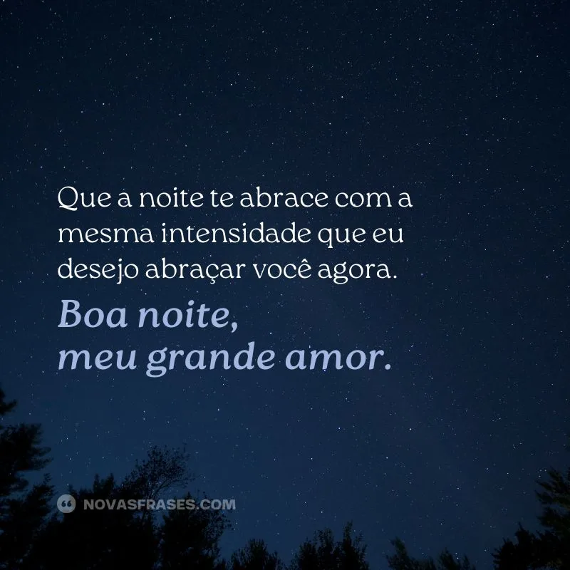 mensagens curtas de boa noite românticas