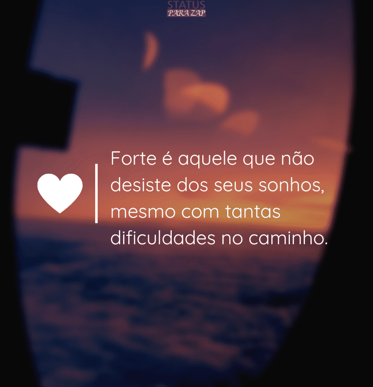 mensagens de superação para status