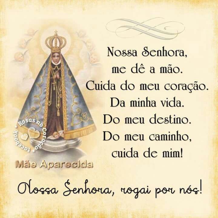 mensagens de fé nossa senhora aparecida