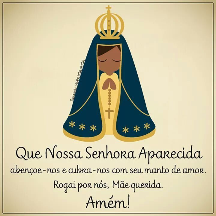 oração nossa senhora aparecida bom dia
