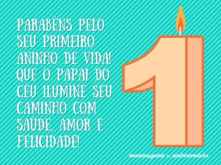 frases para 1 ano de bebê