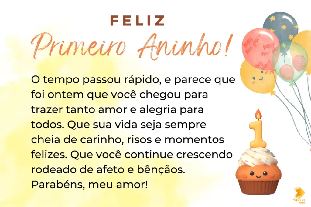 legenda 1 ano bebê