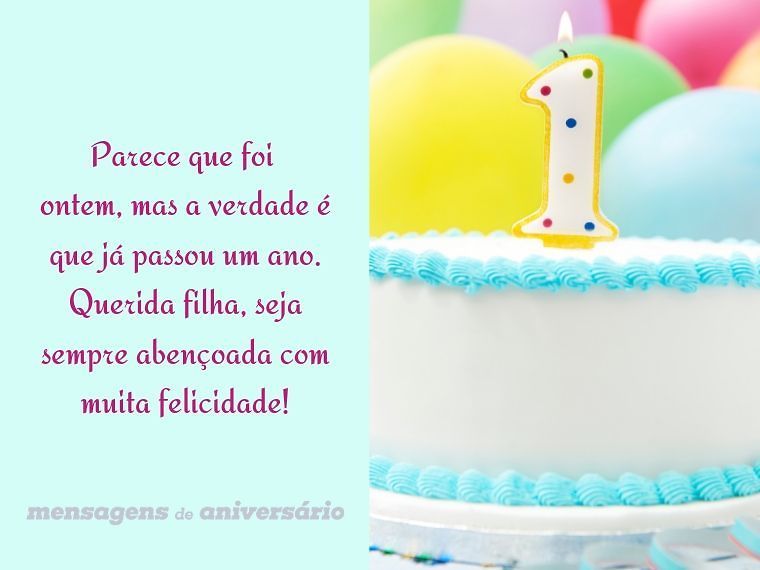primeiro aniversário do meu bebê