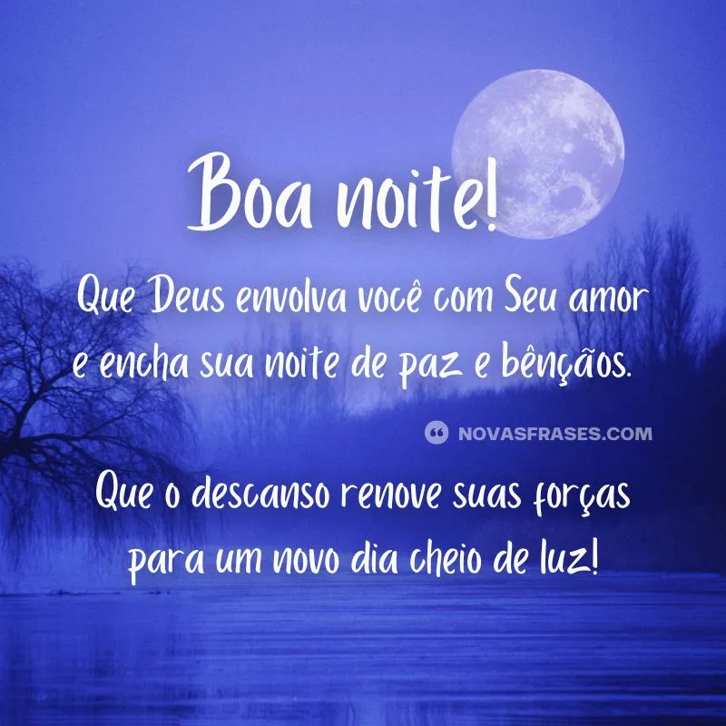 mensagens de fé para dormir