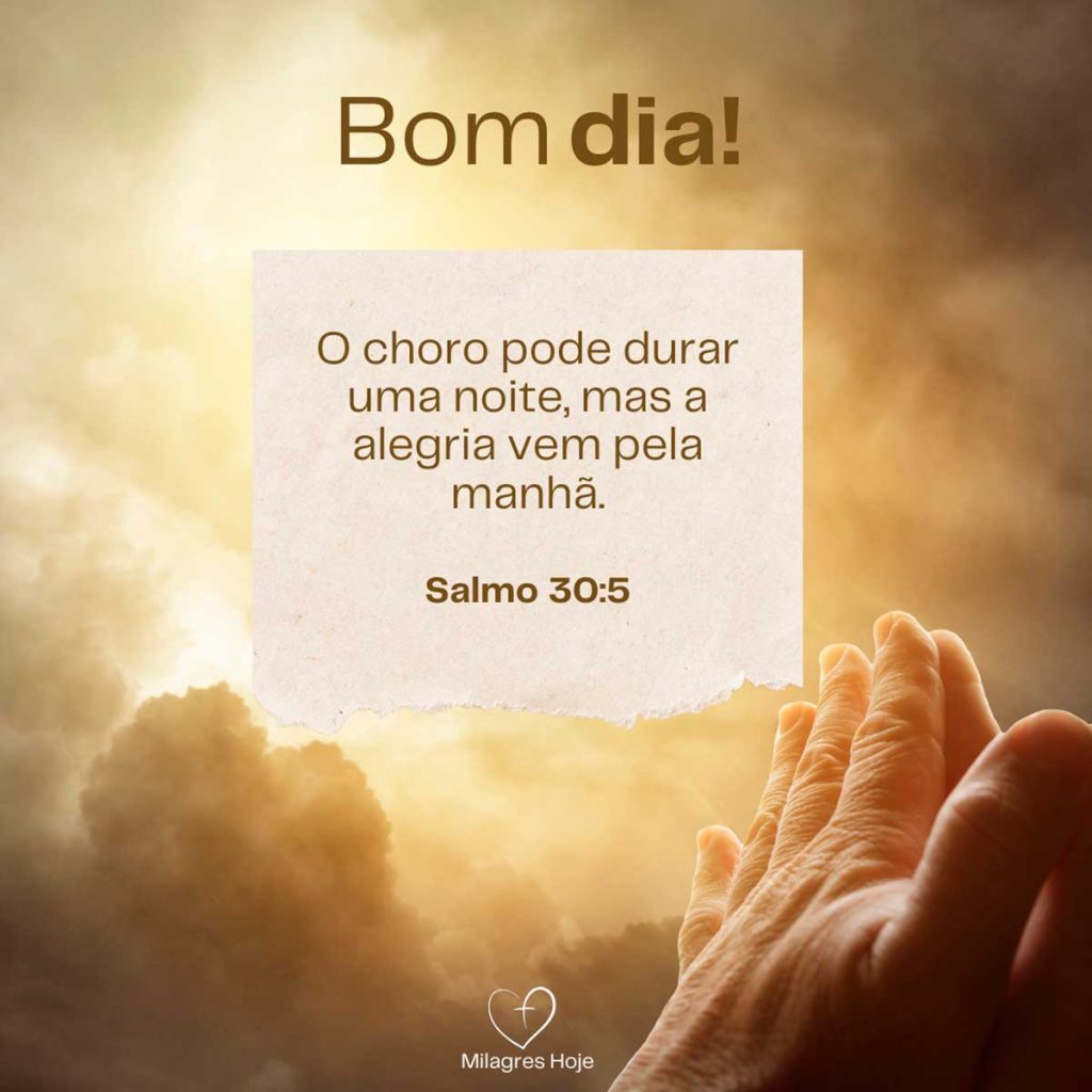 mensagem bíblica de bom dia