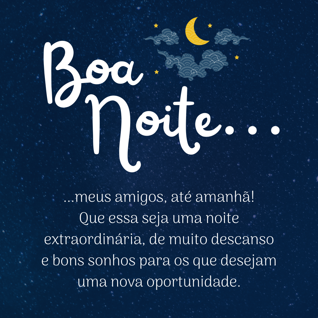 mensagens de boa noite para acalmar