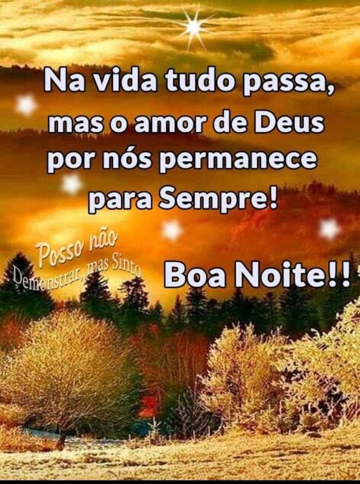 mensagens de boa noite com Deus
