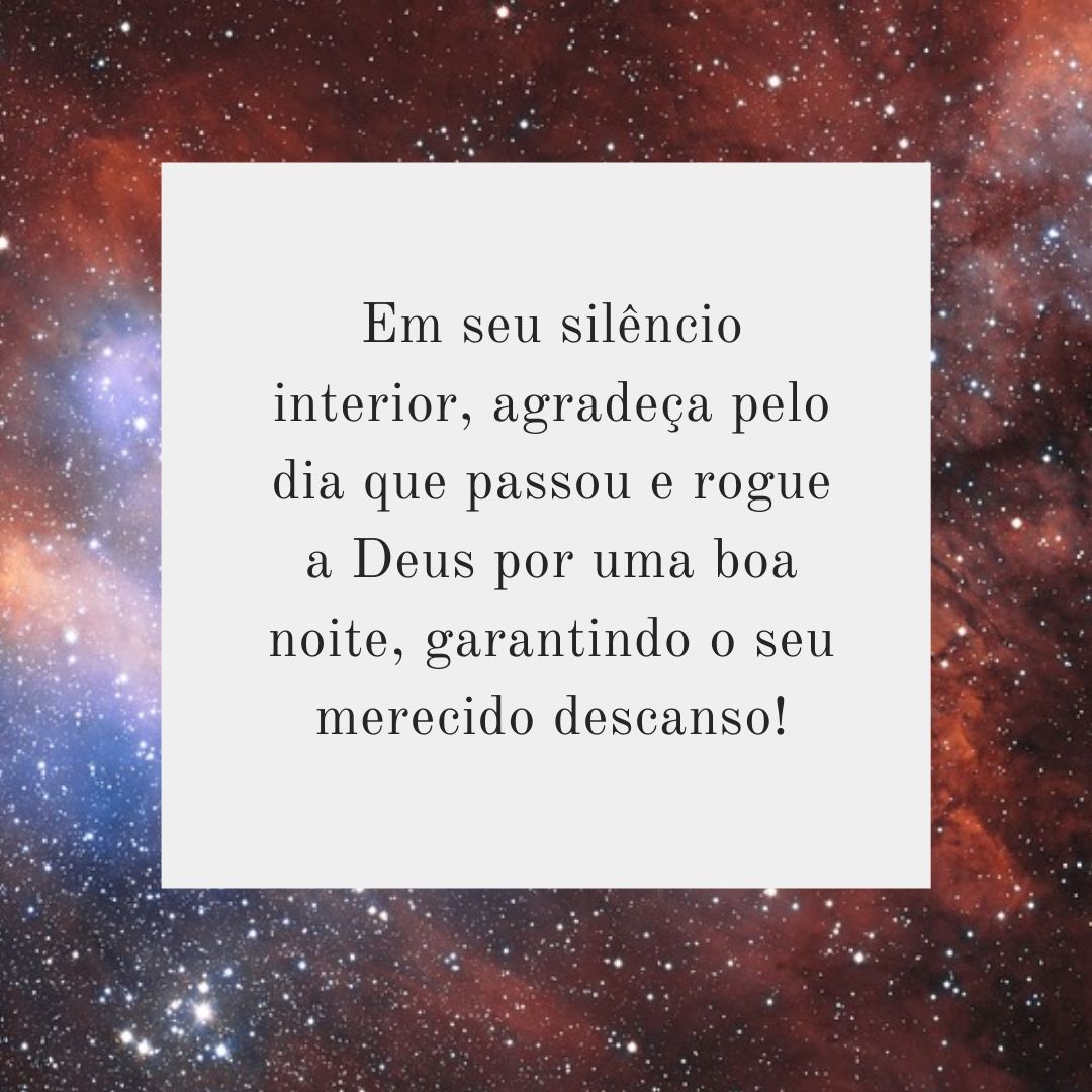boas noites com fé e esperança