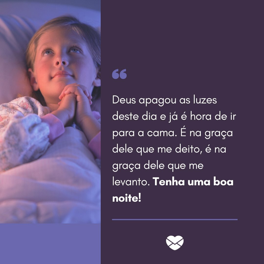 pensamentos de boa noite para cristãos